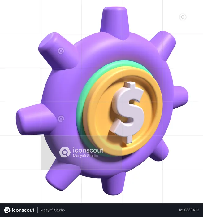 Entorno financiero  3D Icon