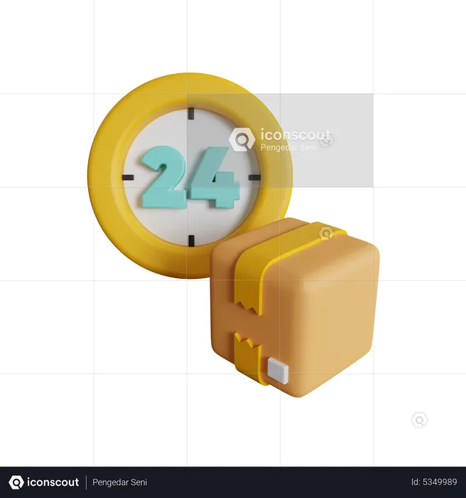 Entrega 24 horas  3D Icon