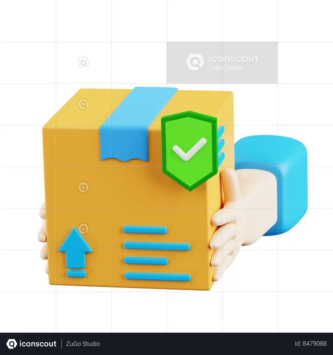 Entrega bem sucedida  3D Icon
