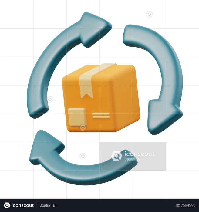 Circulação de entrega  3D Icon