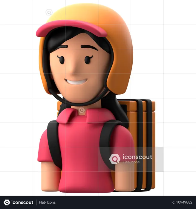 Entregadora  3D Icon