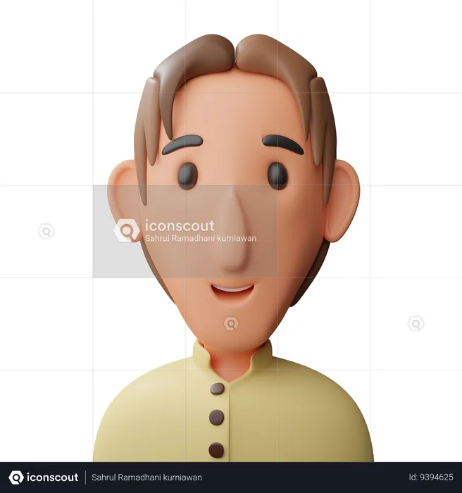 Entrepreneur avatar  3D Icon