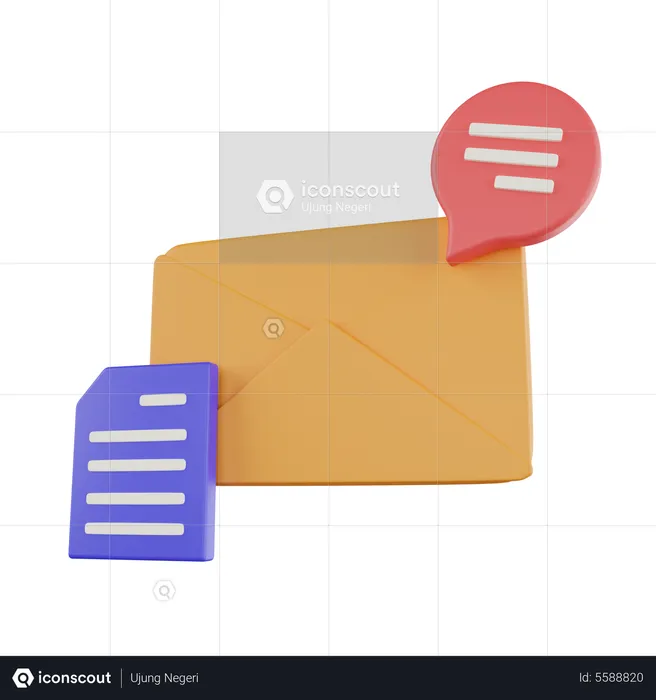 Envelope  3D Icon