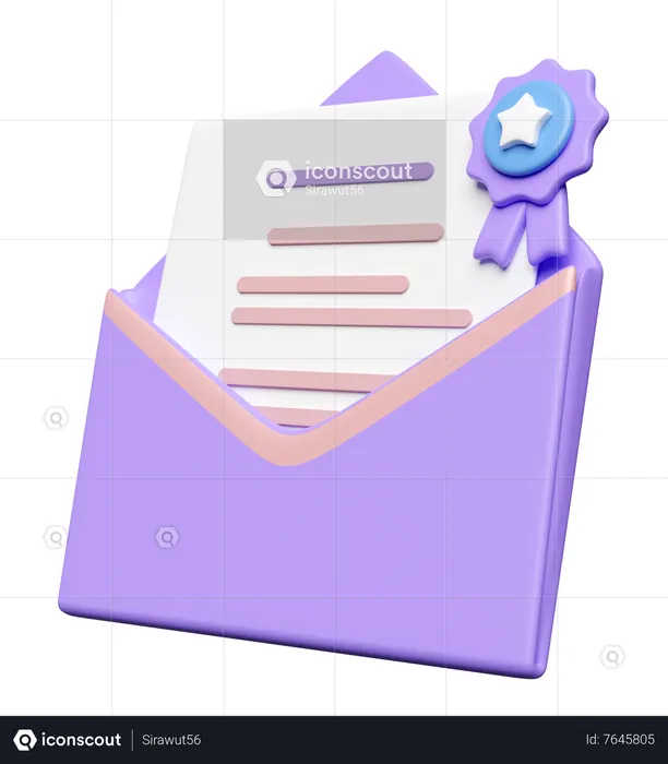 Envelope  3D Icon