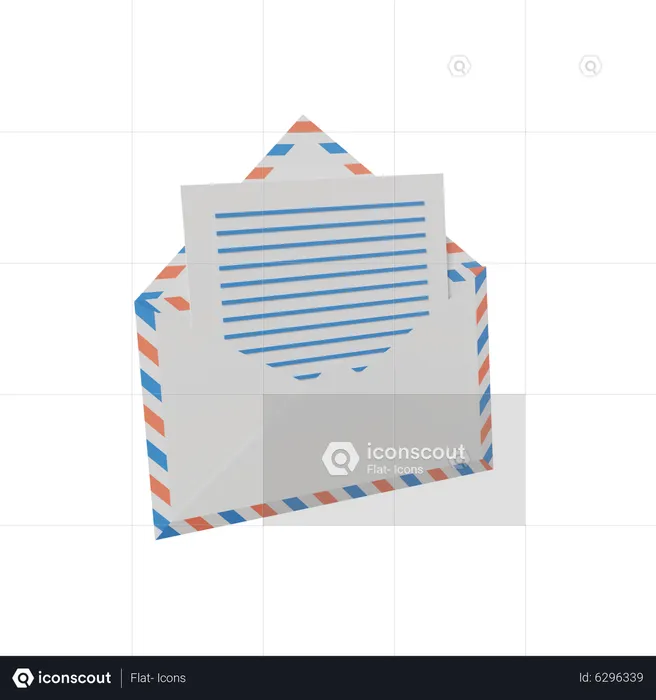 Envelope  3D Illustration