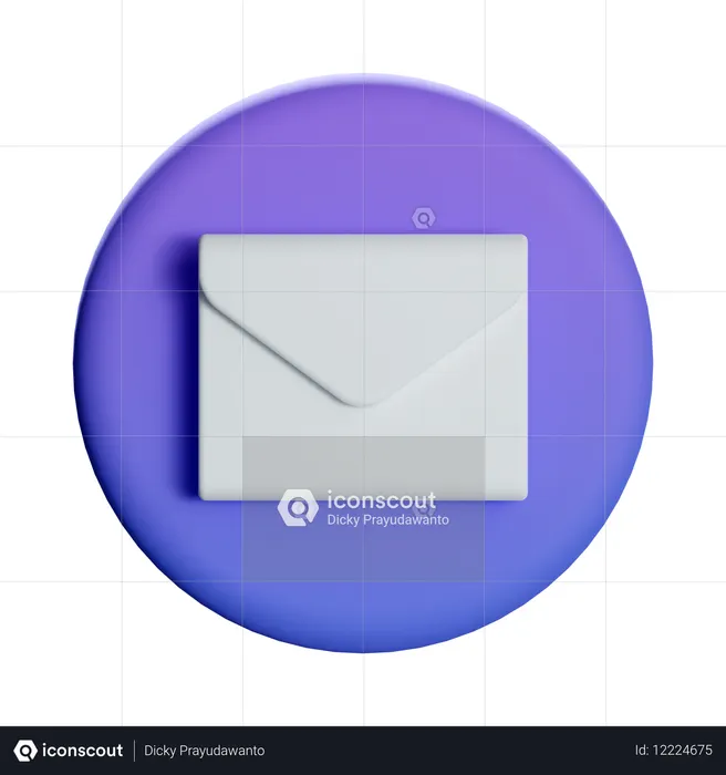 Envelope de correio  3D Icon