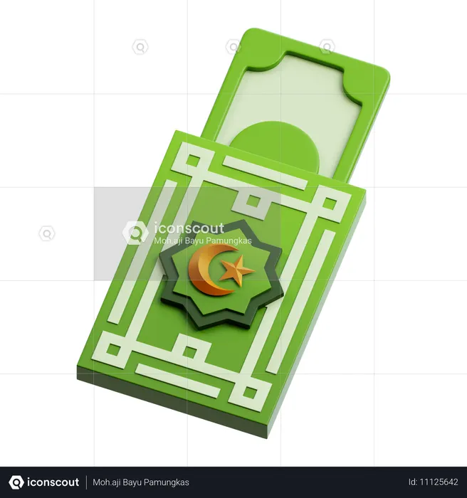 Envelope de dinheiro  3D Icon