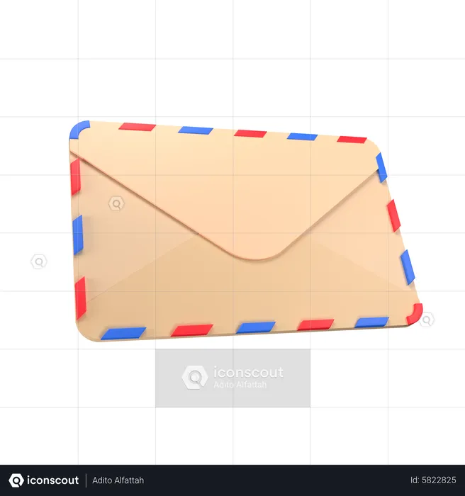 Envelope de correio  3D Icon