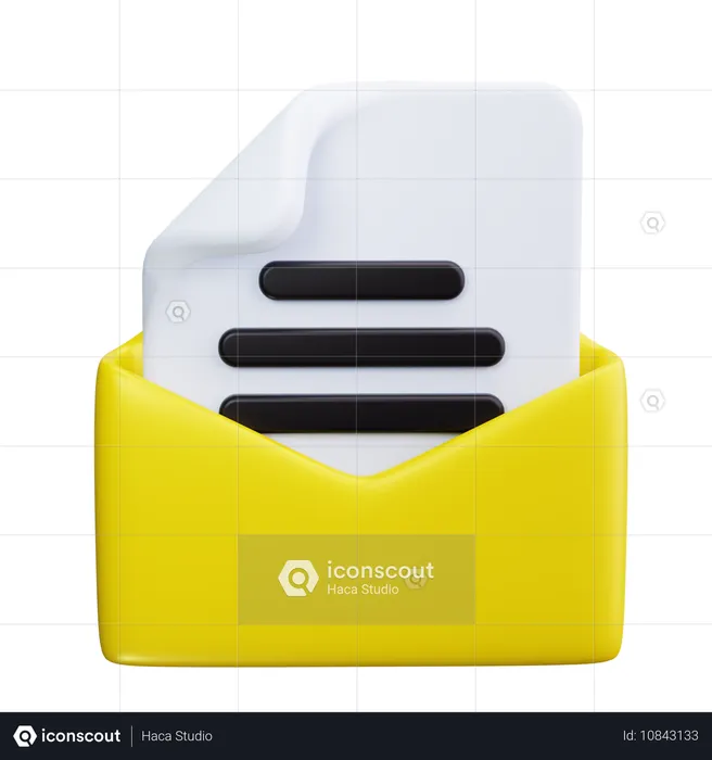 Enveloppe  3D Icon