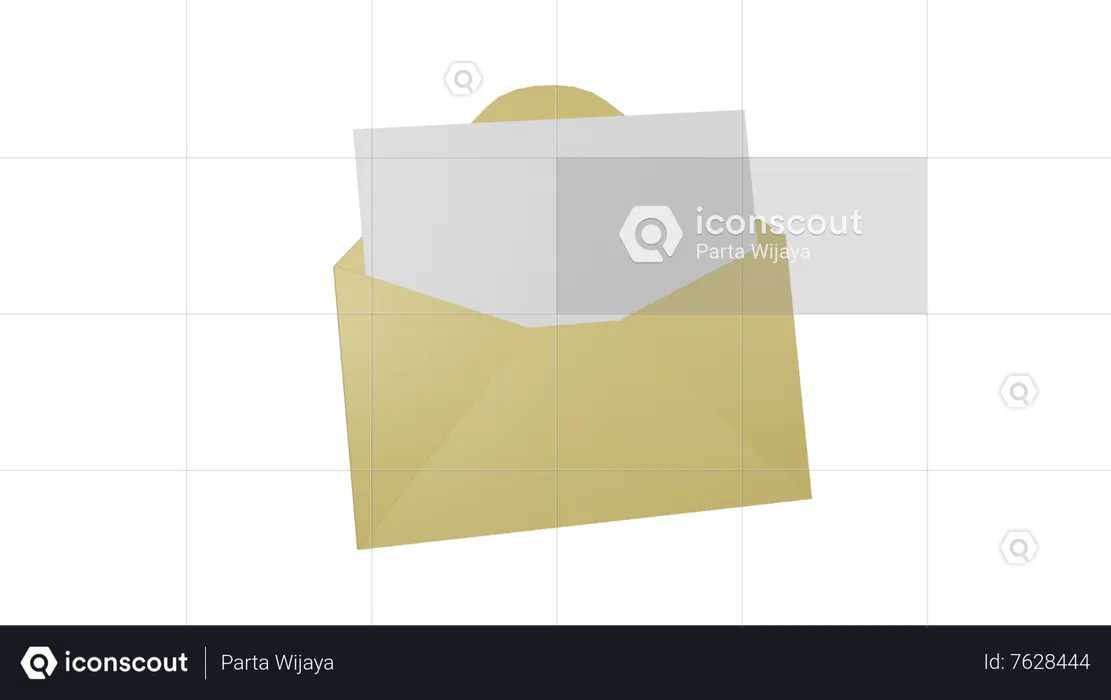 Enveloppe  3D Icon