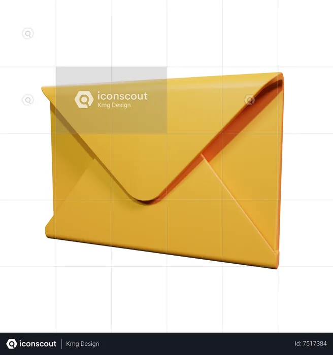 Enveloppe  3D Icon