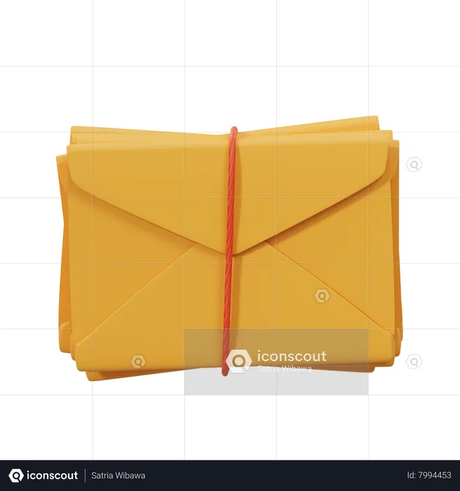 Enveloppe  3D Icon