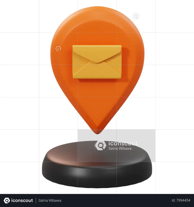 Emplacement de l'enveloppe  3D Icon