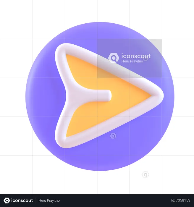 Enviado  3D Icon