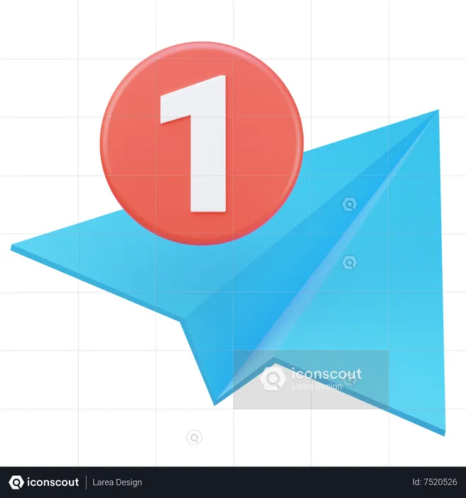 Enviar  3D Icon