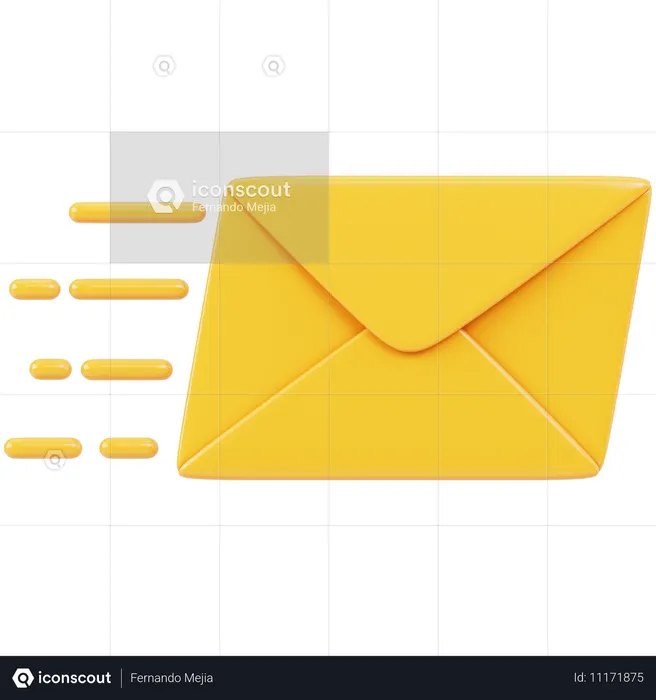 Enviar correio  3D Icon