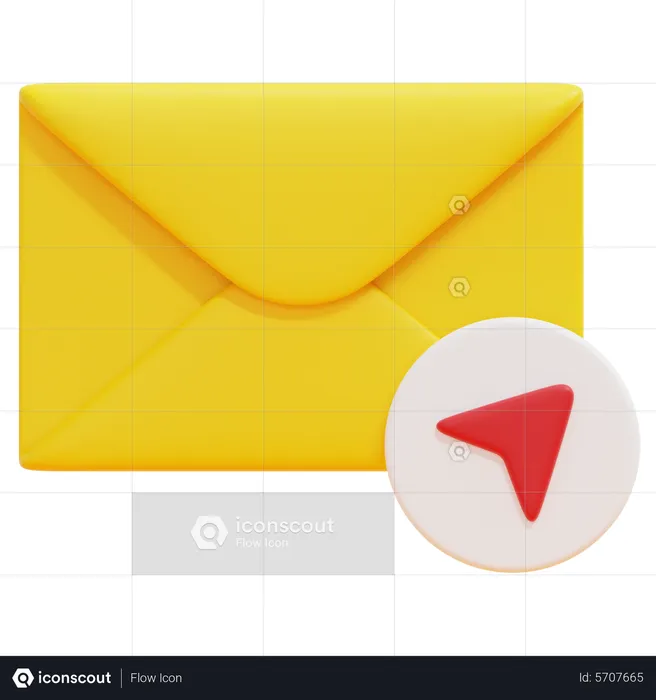 Enviar correo  3D Icon