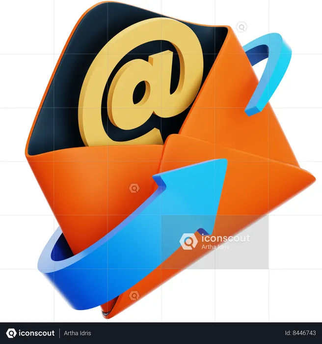 Enviar email  3D Icon