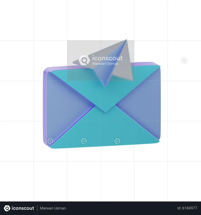 Enviar correio  3D Icon