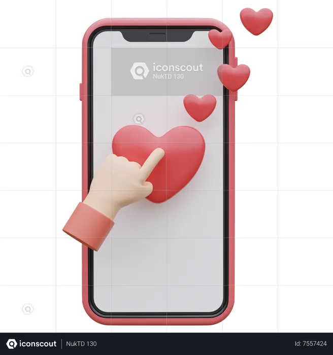 Envie amor  3D Icon