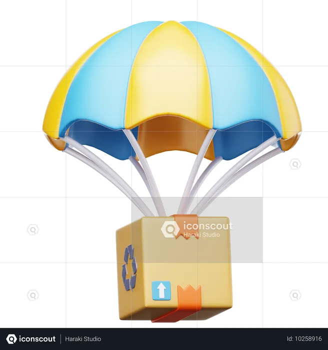 Envío aéreo  3D Icon