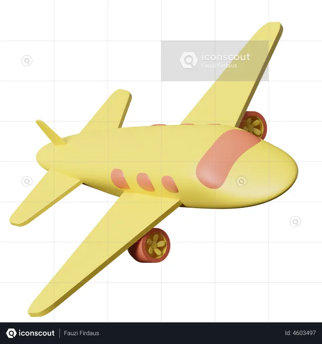 Avión de envío  3D Icon