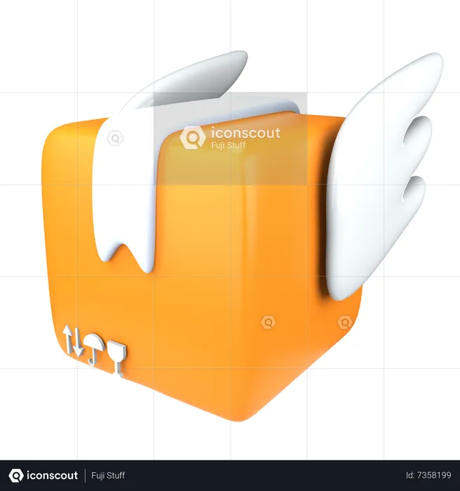 Encomenda expressa  3D Icon