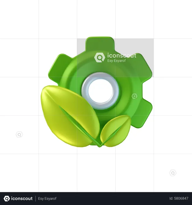 Environment Management  3D Icon