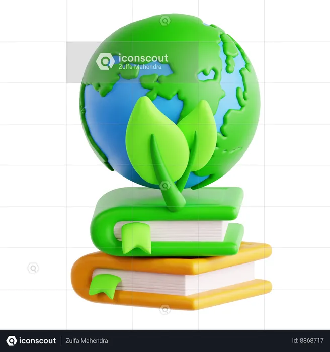 Environmental Education  3D Icon