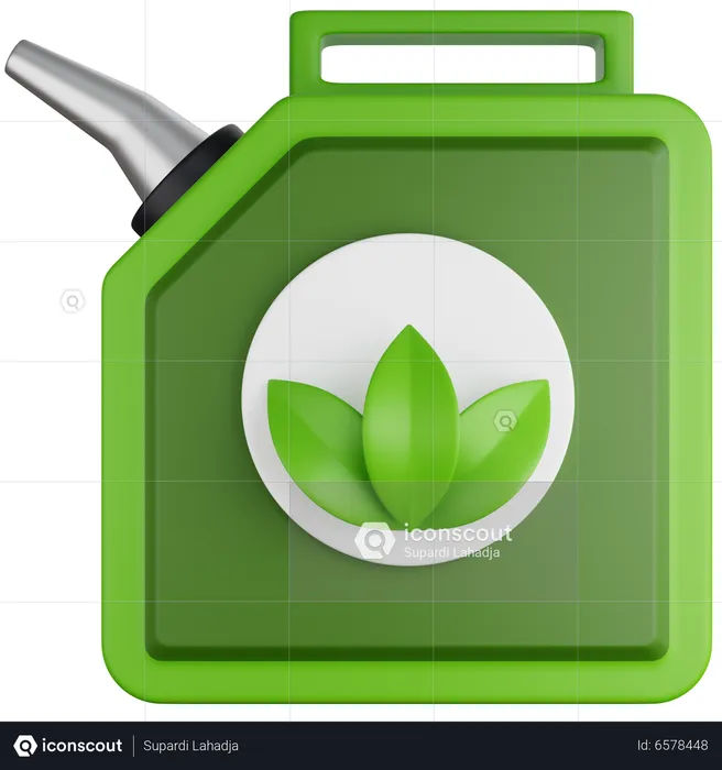 Environmental Friendly Fuel  3D Icon