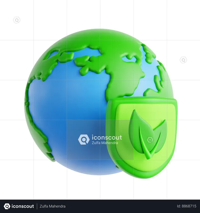 Environmental Protection  3D Icon