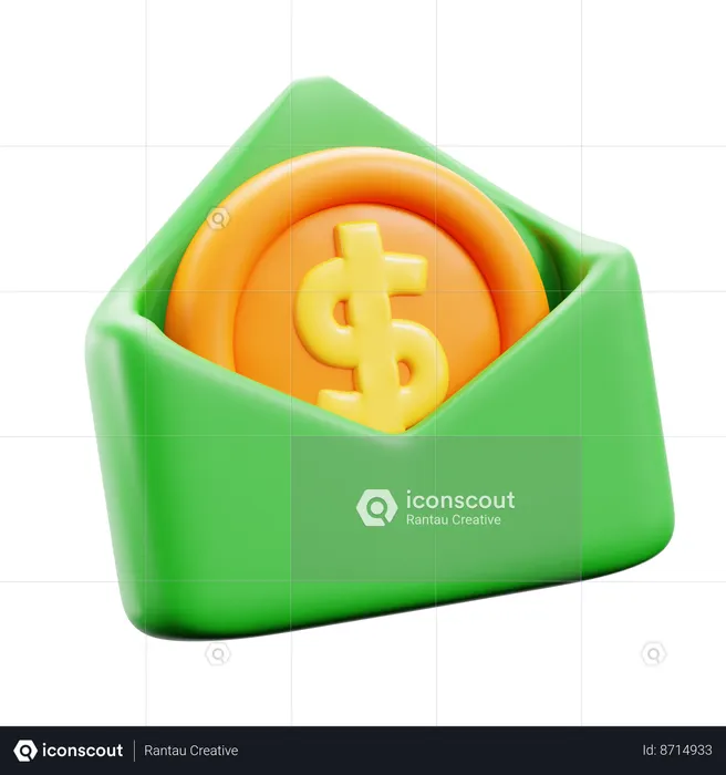 Envoyer de l'argent  3D Icon