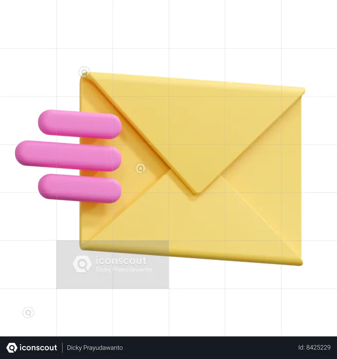 Envoyer un mail  3D Icon