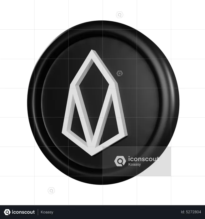 EOS Coin  3D Icon