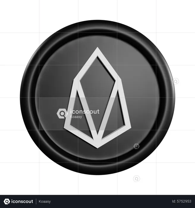 EOS Coin  3D Icon