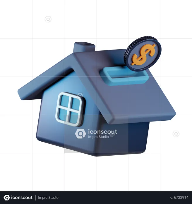 Épargne logement  3D Icon