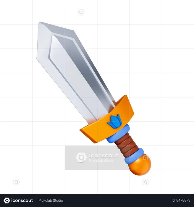 Épée  3D Icon