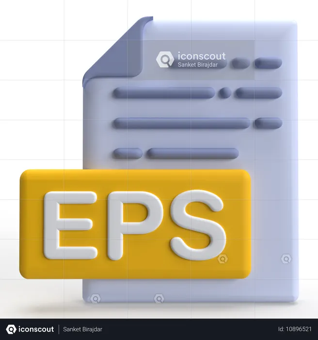 EPS File  3D Icon