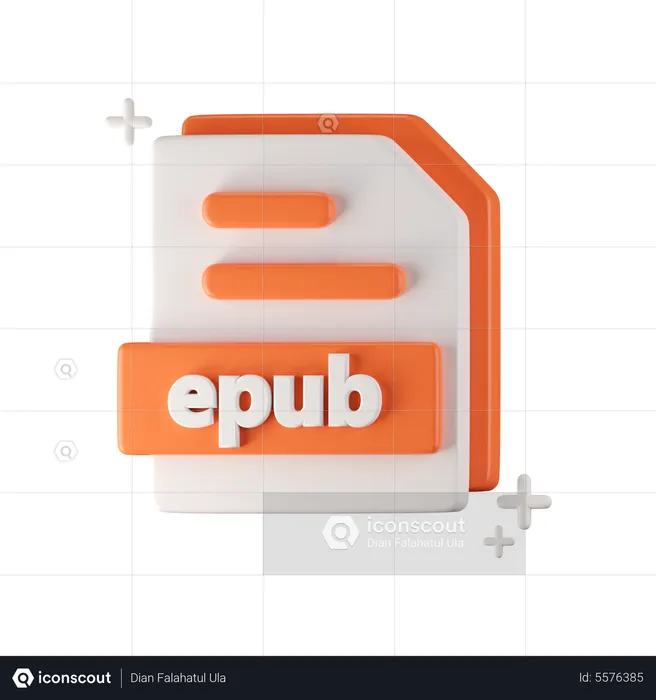 Epub File  3D Icon
