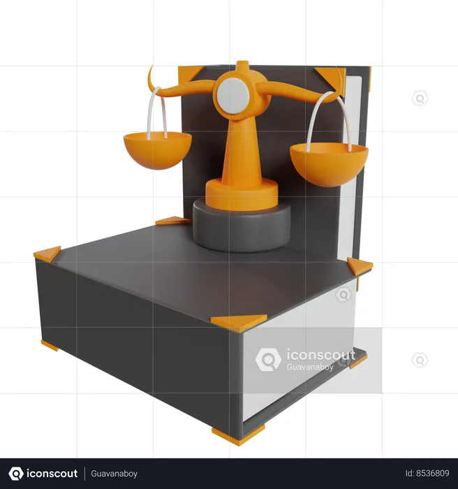 Equal Justice  3D Icon