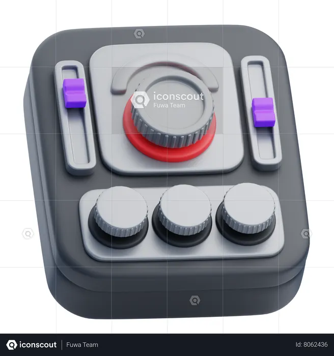 Equalizador de volume  3D Icon