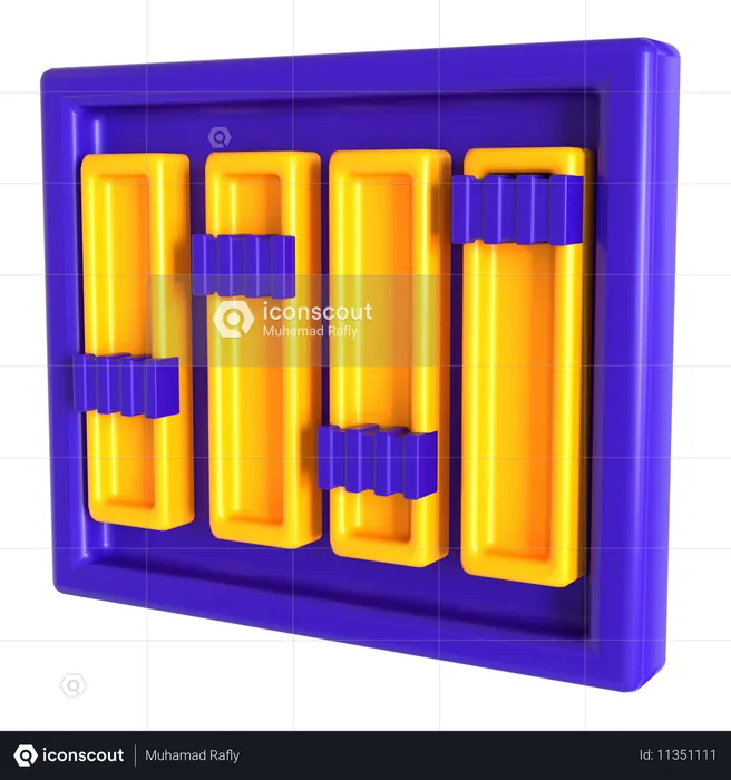 Equalizer  3D Icon