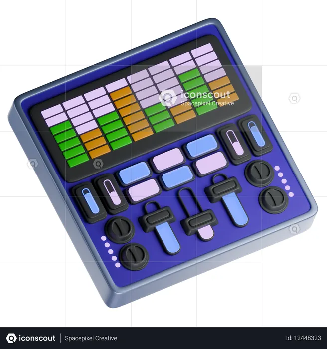 Equalizer  3D Icon