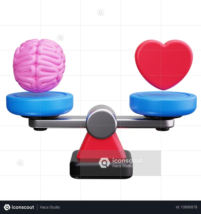 Equilibrio cerebral  3D Icon