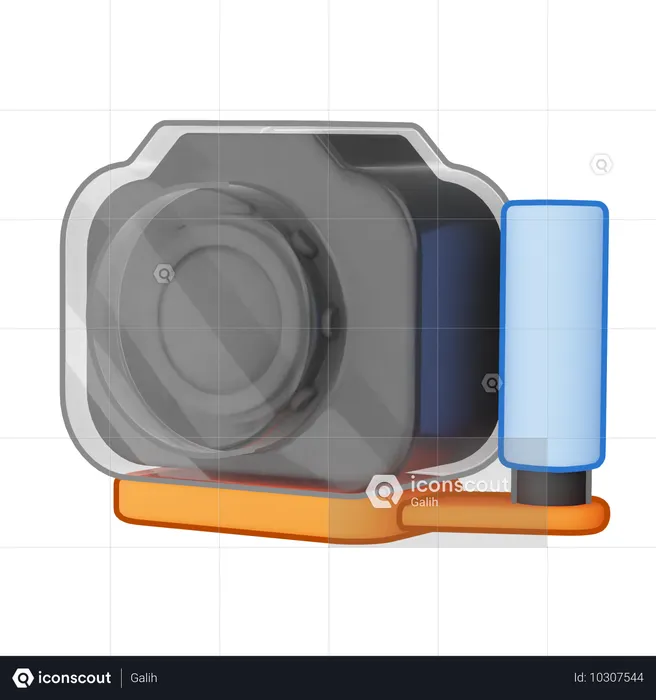 Equipamento de câmera  3D Icon