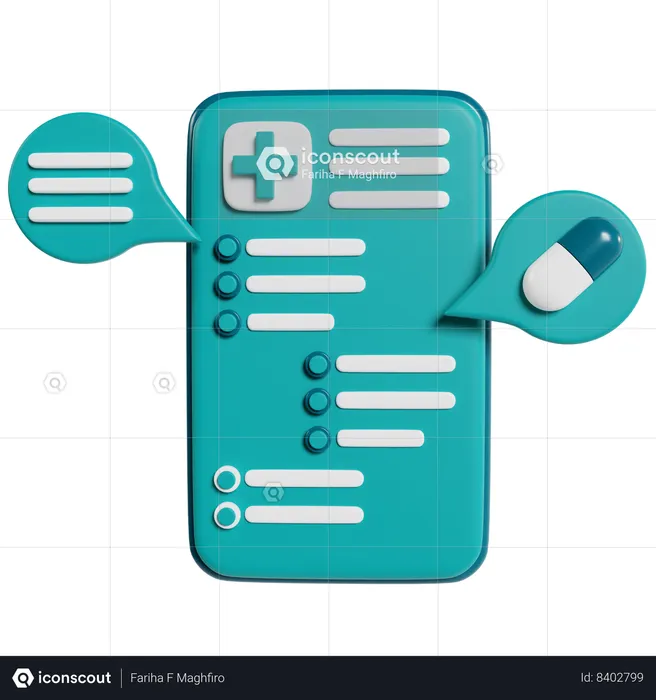 Equipamento médico  3D Icon