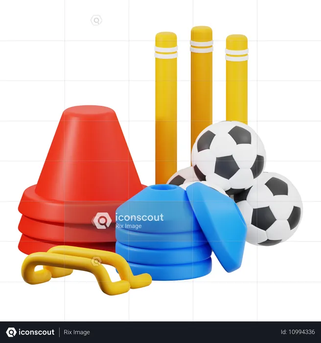 Equipo de futbol  3D Icon