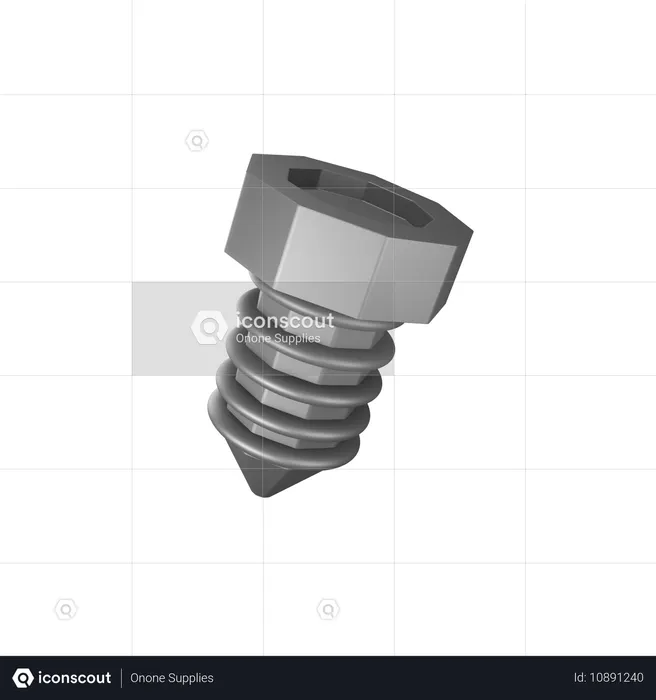 Equipo de pernos  3D Icon