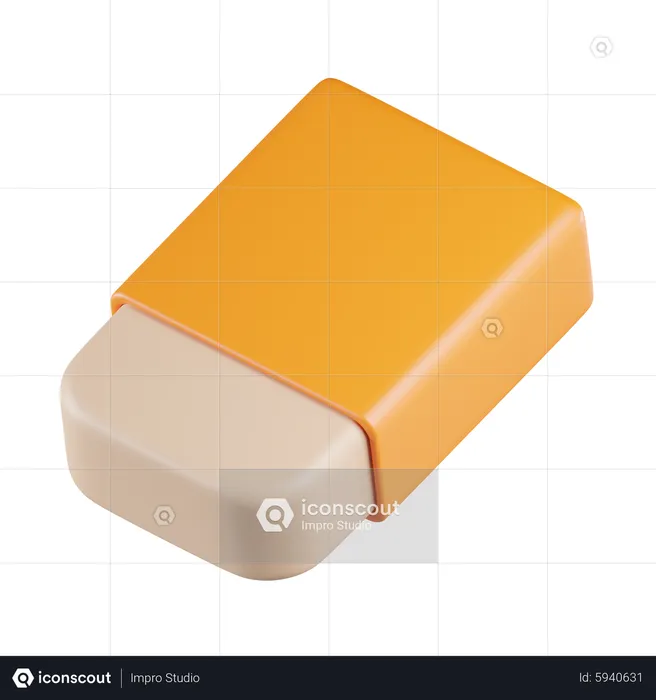 Erase  3D Icon