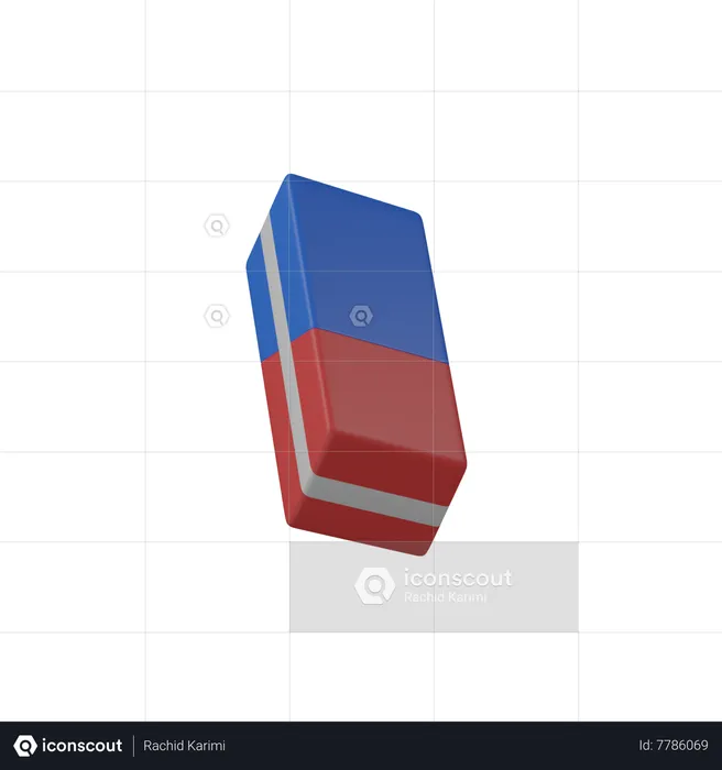 Eraser  3D Icon